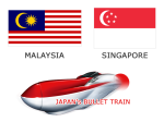 Japan's Shinkansen to Malaysia and Singapore