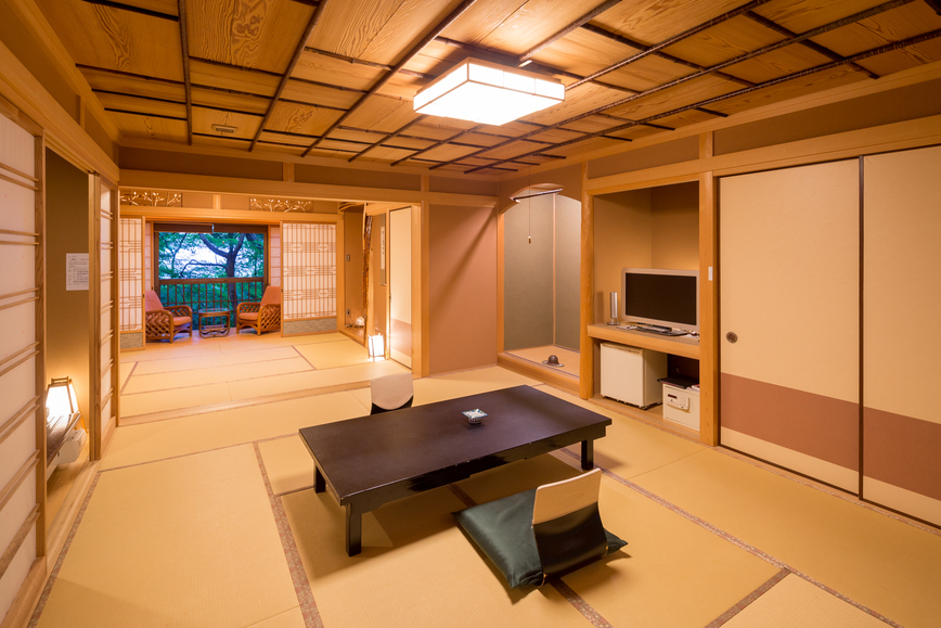 Seiryuan - Japanese-Style Room with Private Open-Air Bath with Bathroom and Toilet Up to 5 people