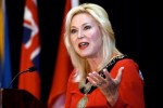 Mississauga's Mayor Bonnie Crombie brought her "State of the City" address to the members of the Mississauga Board of Trade during a MBOT lunch at the Mississauga Convention Centre Tuesday. Sept 19, 2017. - Rob Beintema/Metroland