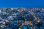 Night view of Tokyo city