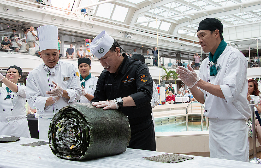 Largest Sushi Roll at Sea Created by Holland America Line 05