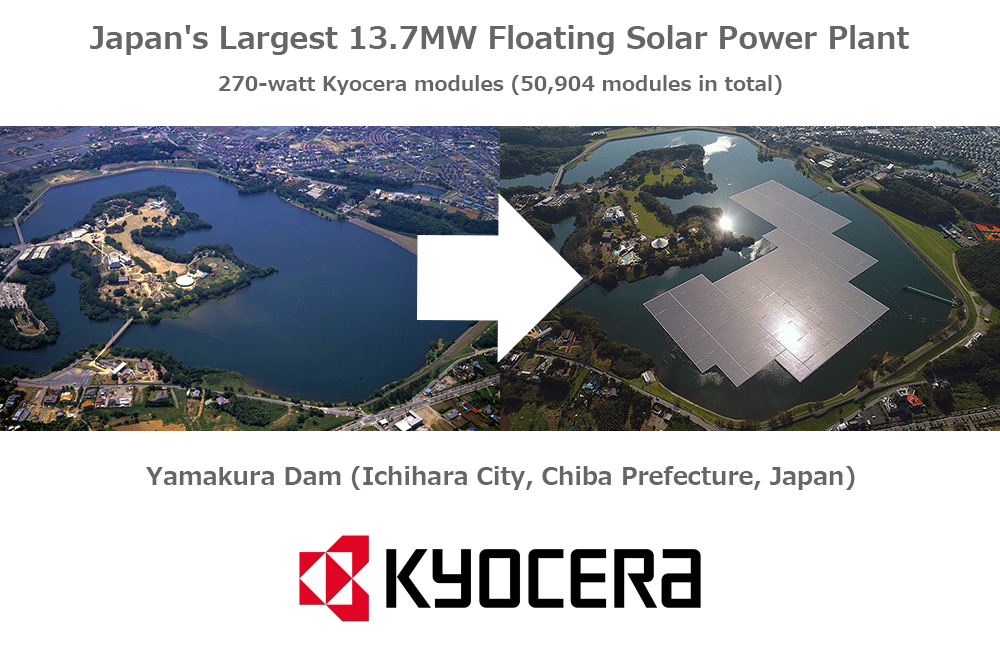 13.7MW plant on the Yamakura Dam Before After